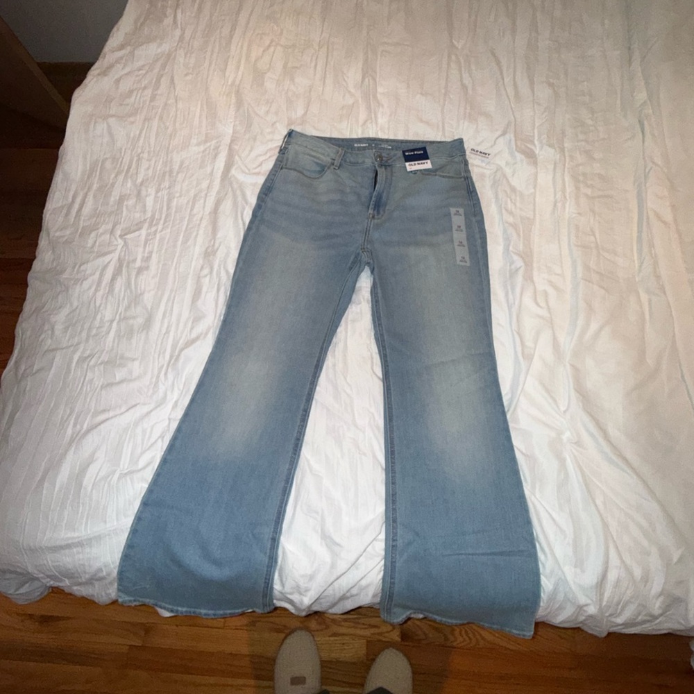 Old Navy Light Blue Boot Cut Flare Jeans